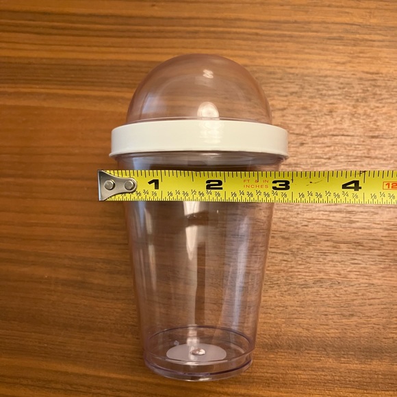 Sagaform Swedish Plastic Yogurt To Go Cup with Granola Cereal Toppings Storage - Picture 5 of 6